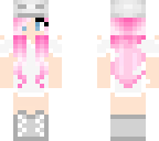 skeleton girl pink