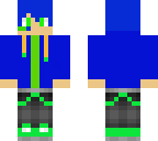 the blue nike kid