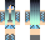 blue and grey girl