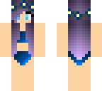 blue bikini