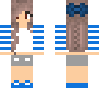 blue braided hair