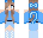 blue cat girl