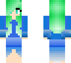 blue dress