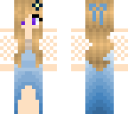 blue dress prom