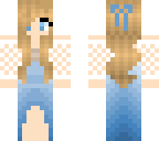 blue dress prom edit