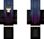 emo or goth girl