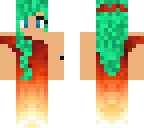 fire mermaid