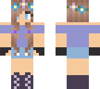 flower crown pigtailss