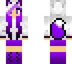 fox girl purple