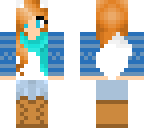 fox winter cute girl