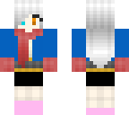 girl sans and pap fusion