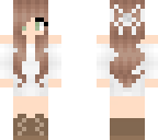 me with a white bow