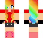 rainbow girl