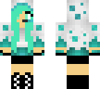teal cake gamer girl edit number2