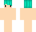 teal chibi boy hair base