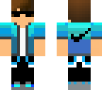 blue gamer with beach details