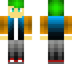 boy with green skin