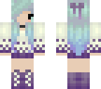 chibi winter girl