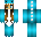 cute blue dino