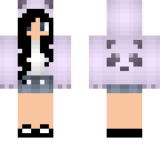 cute purple panda girl edit