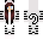 cute white tiger onesie girl