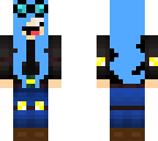 derpy girl dantdm with blue hair