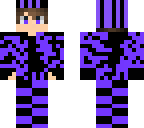 edited purple and black boy