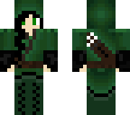 green arrow skin girl
