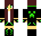 green hoodie girl