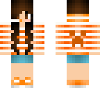 orange girl gamer