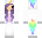 purple hair unicorn girl