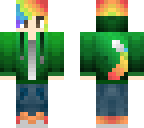 rainbow hair edit