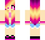 summer sunset girl