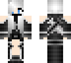 white hair assassin
