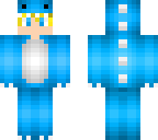 blue dino kid