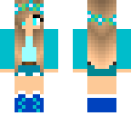 blue girl