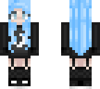 blue girl