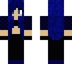 blue goth girl