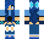 crazy blue girl