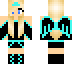 cute black and blue angel