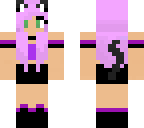cute michi in black and purple