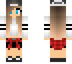 cute red plaid tomboy