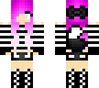 pink haired wolf girl edit