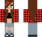 plaid girl