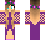 purple dress
