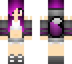 purple female teen