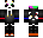 red blue pink yellow orange panda