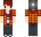 red hair chibi