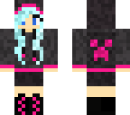 black pink creeper hoodie