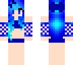 blue - bathing suit